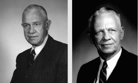 The CIA's Sherman Kent (L) and Willmoore Kendall (R)
